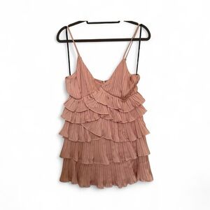 Forever 21 Blush Pink Ruffled Dress